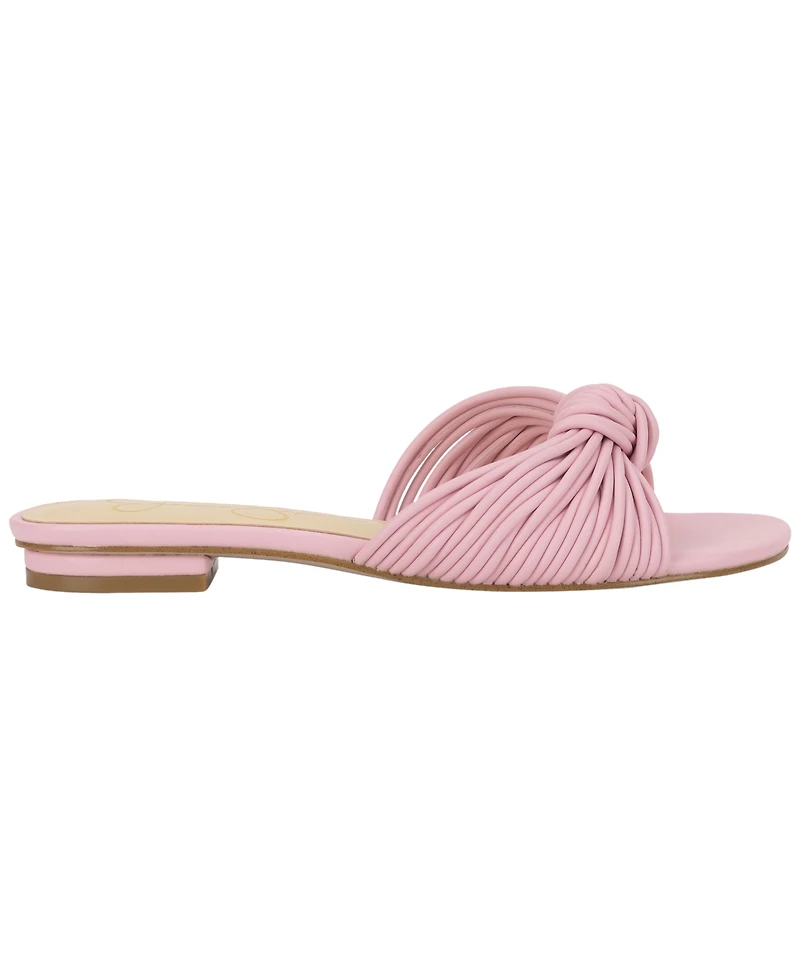 Jessica Simpson Women's Dydra Knotted Strappy Flat Sandals
