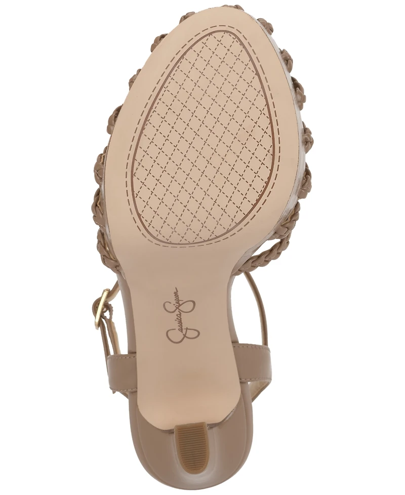 Jessica Simpson Women's Inaia Woven Platform Dress Sandals
