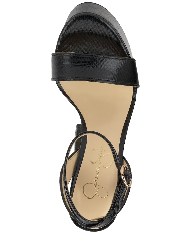 Jessica Simpson Women's Axtyn Platform Block-Heel Sandals