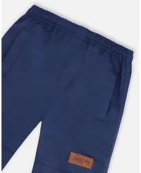 Deux par Big Girls Two-Piece Mid-Season Outerwear Set Black Printed Flowers