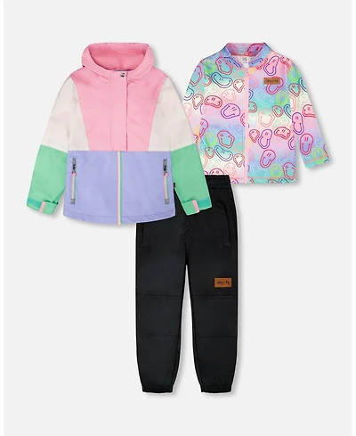 Deux par Girl 3-in-1 Two-Piece Mid-Season Outerwear Set - Child