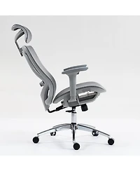 Boyel Living High-Back Mesh Office Chair with 3D Armrests & Adjustable Recline, Black