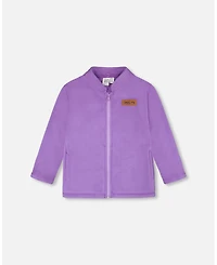 Deux par Toddler Girls 3-in-1 Two-Piece Mid-Season Outerwear Set Purple Daisy Print