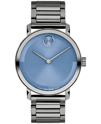 Movado Men's Bold Evolution 2.0 Swiss Quartz Ionic Plated Grey Steel Watch, 40mm