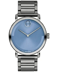 Movado Men's Bold Evolution 2.0 Swiss Quartz Ionic Plated Grey Steel Watch, 40mm