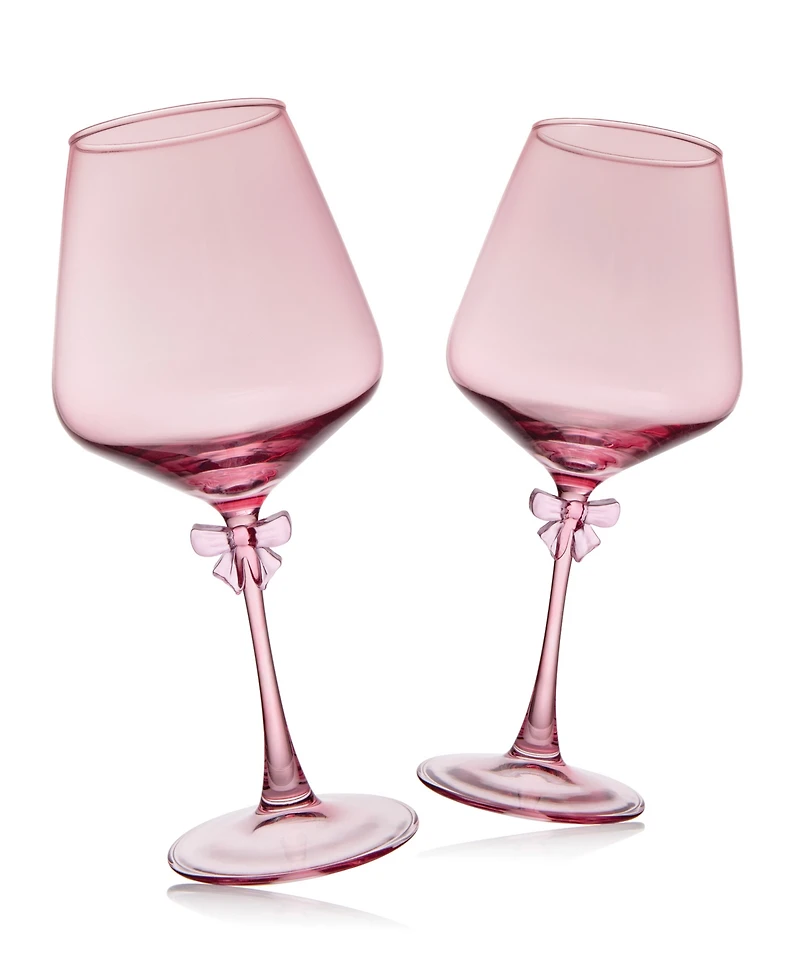 Godinger Bow Wine Glass, Set of 2