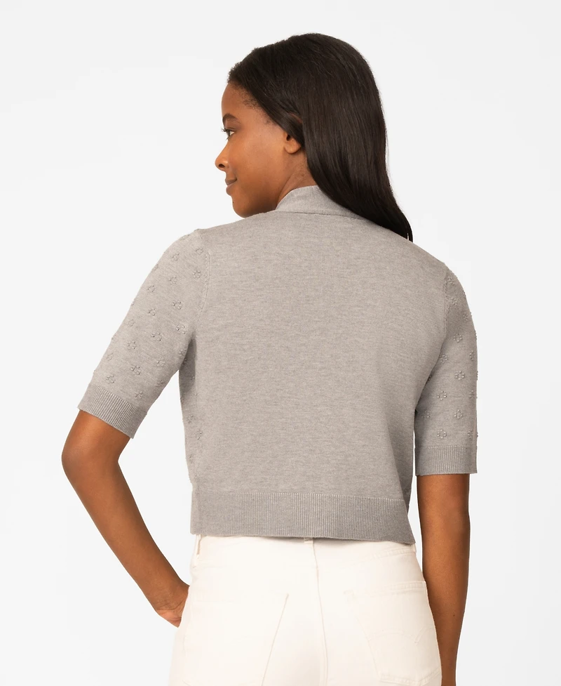 Melissa Paige Women's Floral Texture Sweater, Macy's Exclusive