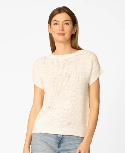 Melissa Paige Women's Textured Stripe Sweater, Macy's Exclusive