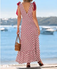 Cupshe Women's Wild Day Abstract Maxi Beach Dress