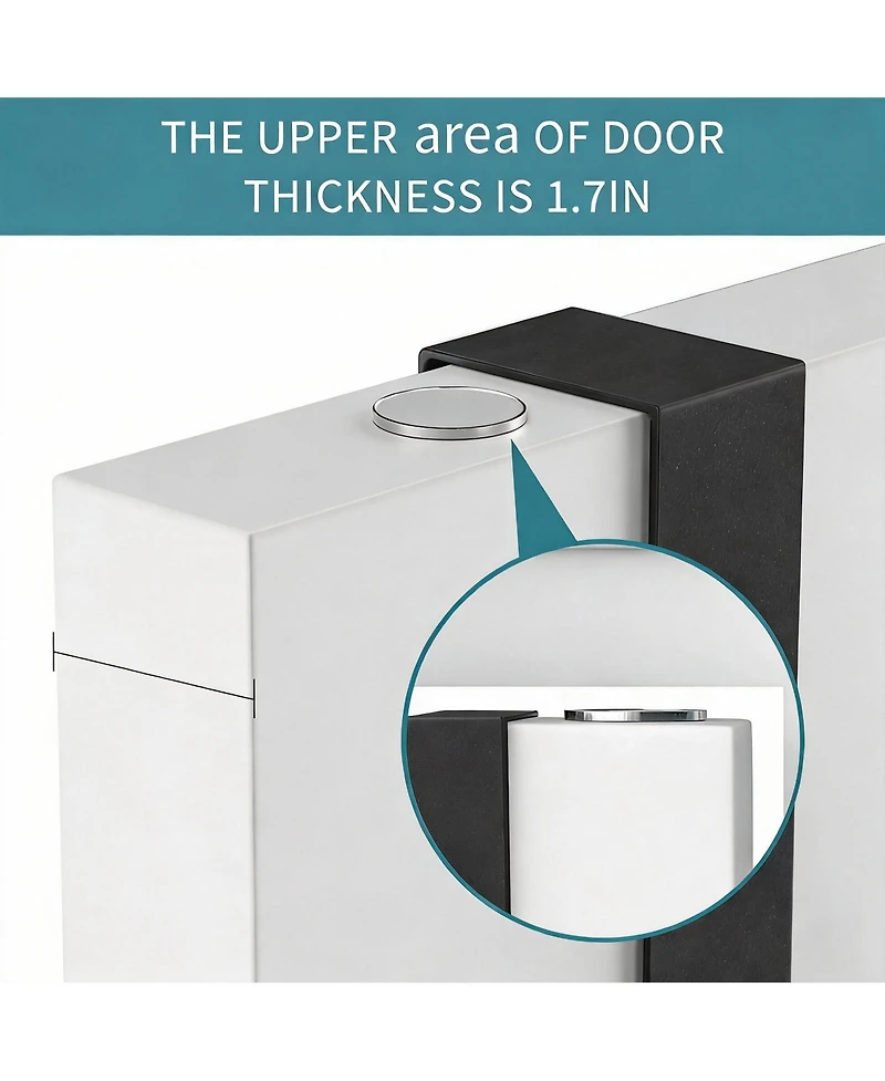 Yigii 5-Hook Over Door Organizer