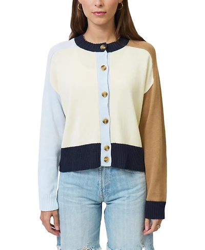 Central Park West Women's Chloe Colorblock Cardi Sweater