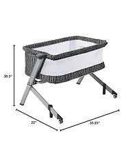 Dream On Me Kids Flora Bassinet - Compact & Modern