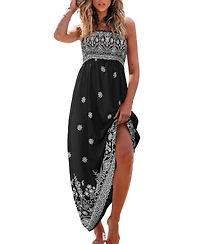 Cupshe Women's Sedona Floral Maxi Beach Dress