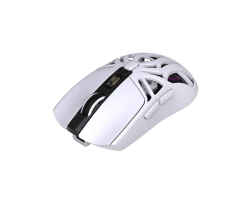 Risokeys Tri-Mode Wireless Gaming Mouse, Hollow Cooling Design,10000 Dpi Adjustable, 1000Hz Polling Rate, BT5.3+2.4G+Wired