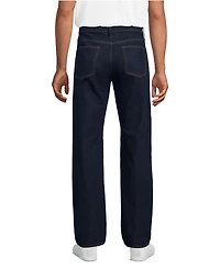 Lands' End Men's Stretch Comfort Waist Classic Fit Forever Blue Jean