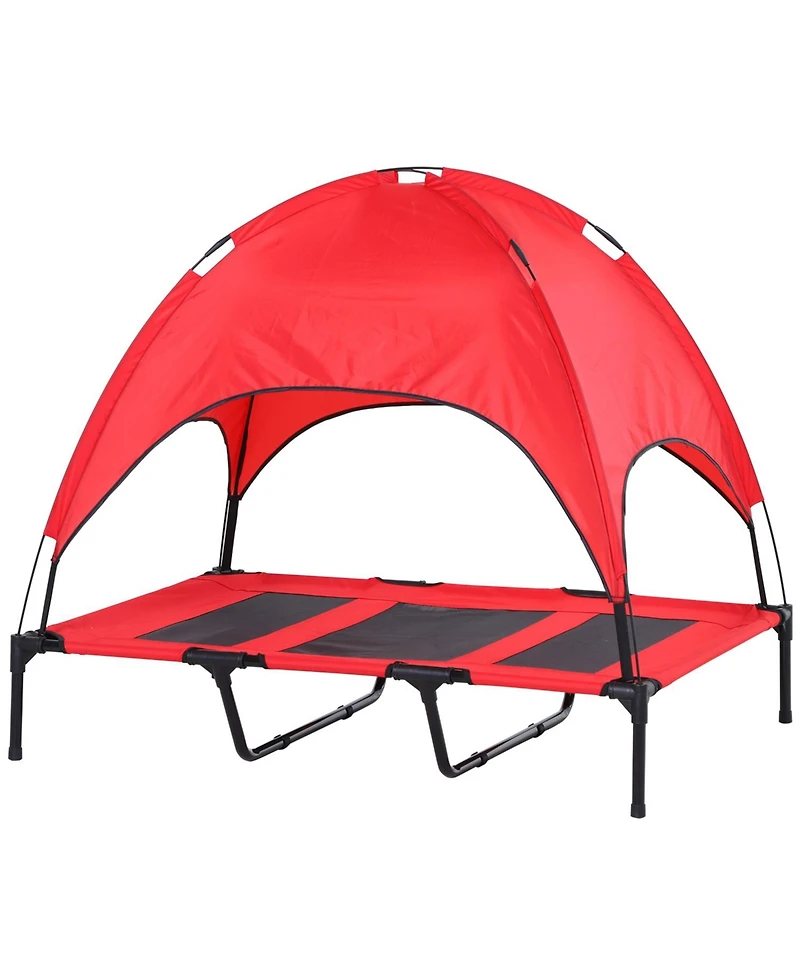 Aostirmotor Modern Elevated Dog Cot, Portable & Breathable Cooling Pet Bed