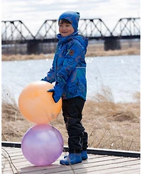 Deux par Toddler Boys' Mid-Season Two-Piece Outerwear Set with Printed Smileys