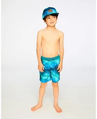 Deux par Boys Swim Trunks Waves Print