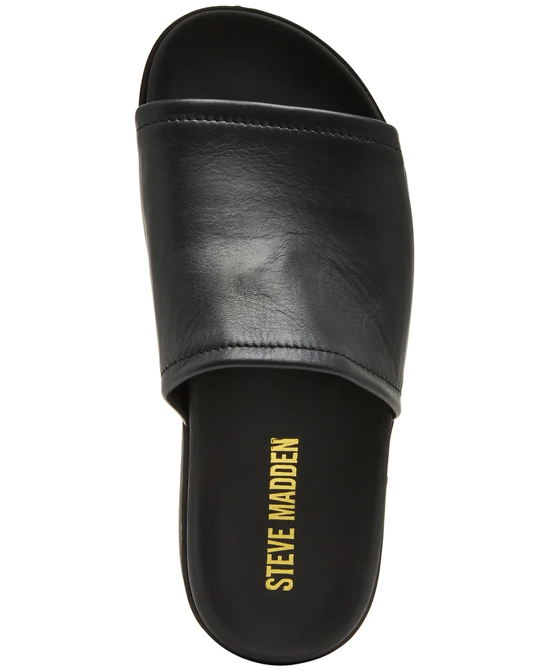 Steve Madden Women's Arwen Flatform Slip-On Slide Sandals