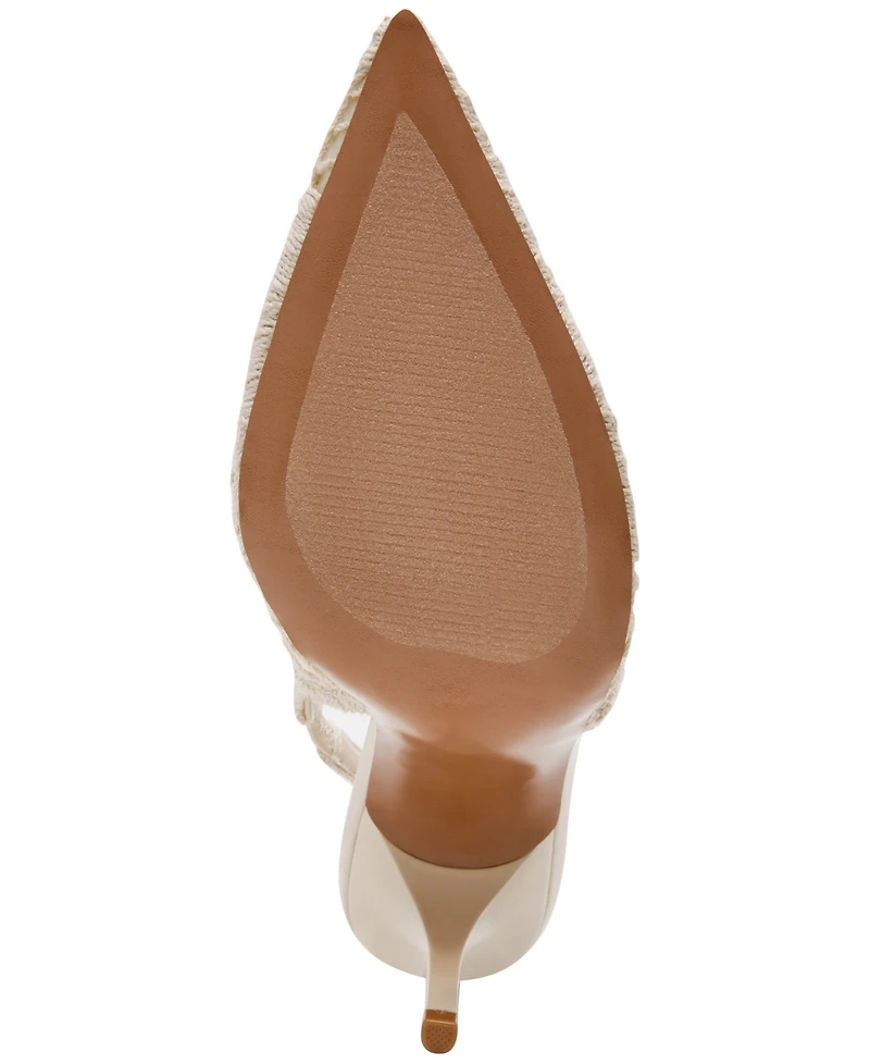 Steve Madden Women's Andromeda-c Crochet Pointed Toe Slingback Pumps