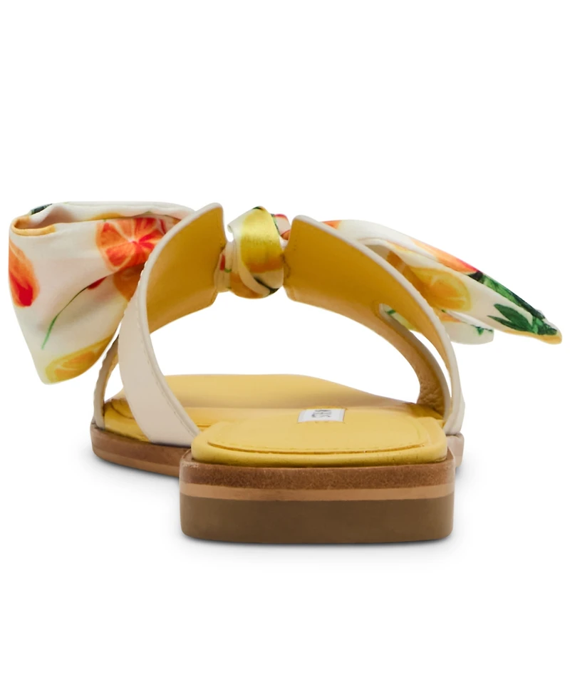 Steve Madden Women's Hadyn-Scarf Slip-On Slide Sandals