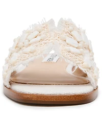 Steve Madden Women's Hadyn-Shell Slip-On Slide Sandals
