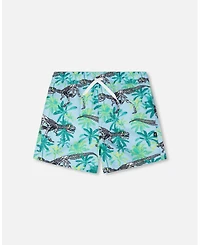 Deux par Boys Boardshorts Skeleton Print