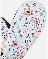 Deux par Girl Mid-Season Mittens Polyester Mini Flower Print