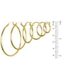 Macy's Hoop Earrings in 10k Yellow Gold
