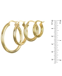 Macy's Hoop Earrings in 10k Yellow Gold