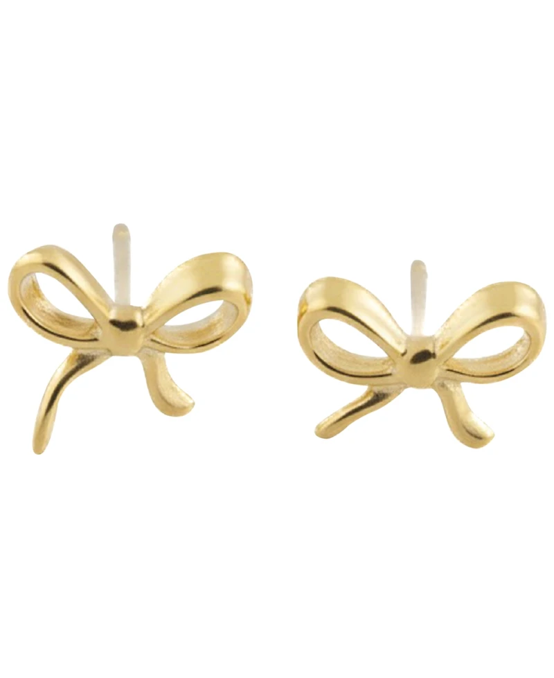 Lola Ade Petite Noeud Gold-Tone Stud Earrings