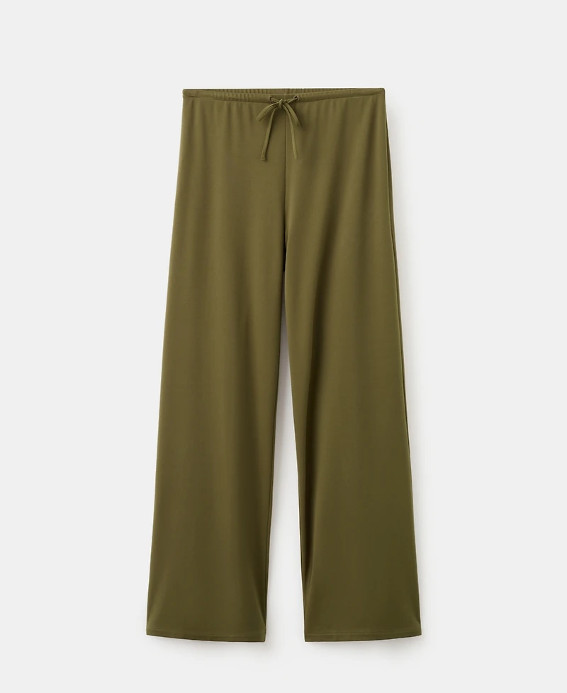 Mango Women's Elastic Waist Straight-Fit Pants