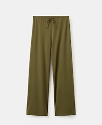 Mango Women's Elastic Waist Straight-Fit Pants