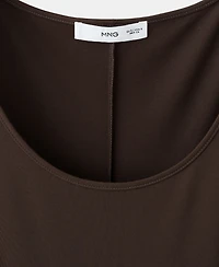 Mango Women's Flared Midi-Dress