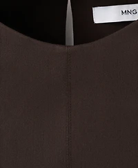 Mango Women's Wide Straps Fitted Top