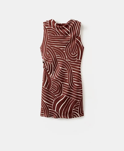 Mango Women's Geometric Print Dress