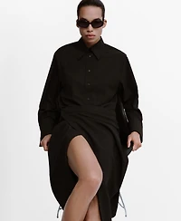 Mango Women's Pocket Straight Shirt