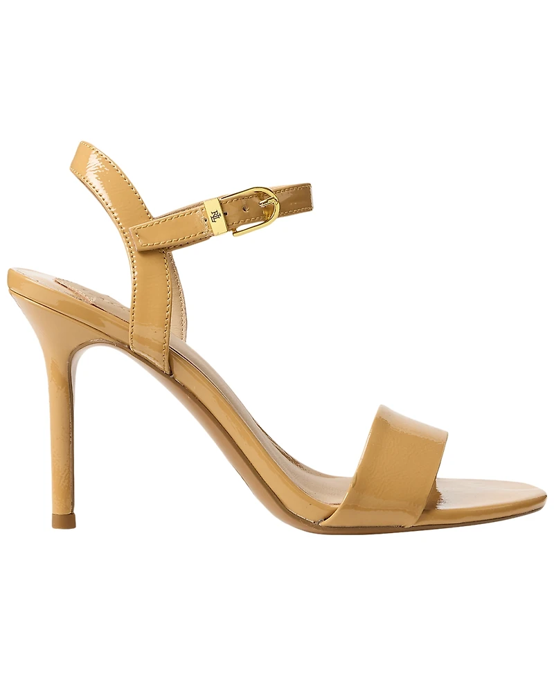 Lauren Ralph Women's Gwen Nappa Stiletto Heel Sandals