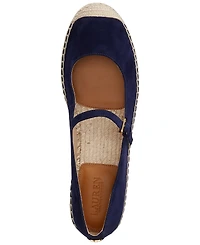 Lauren Ralph Women's Luize Mary Jane Round Toe Espadrilles