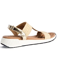 Jbu Women's Claire-Wide Round Toe Wedge Sandals