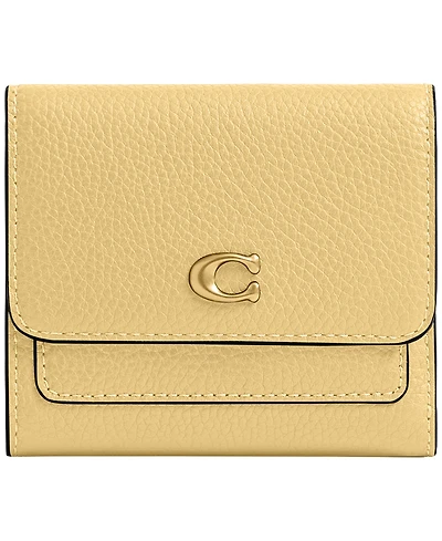 Coach Mila Mini Leather Flap Wallet