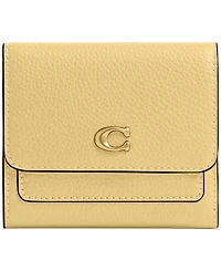 Coach Mila Mini Leather Flap Wallet