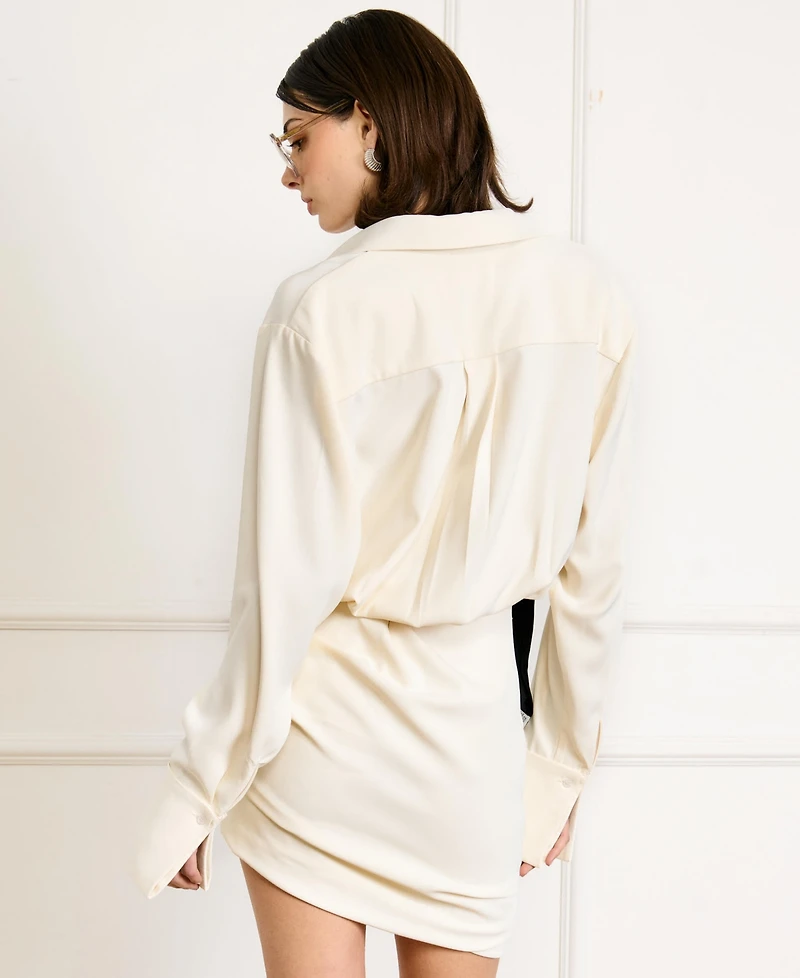 Line & Dot Women's Adelaide Collared Shirt Dress