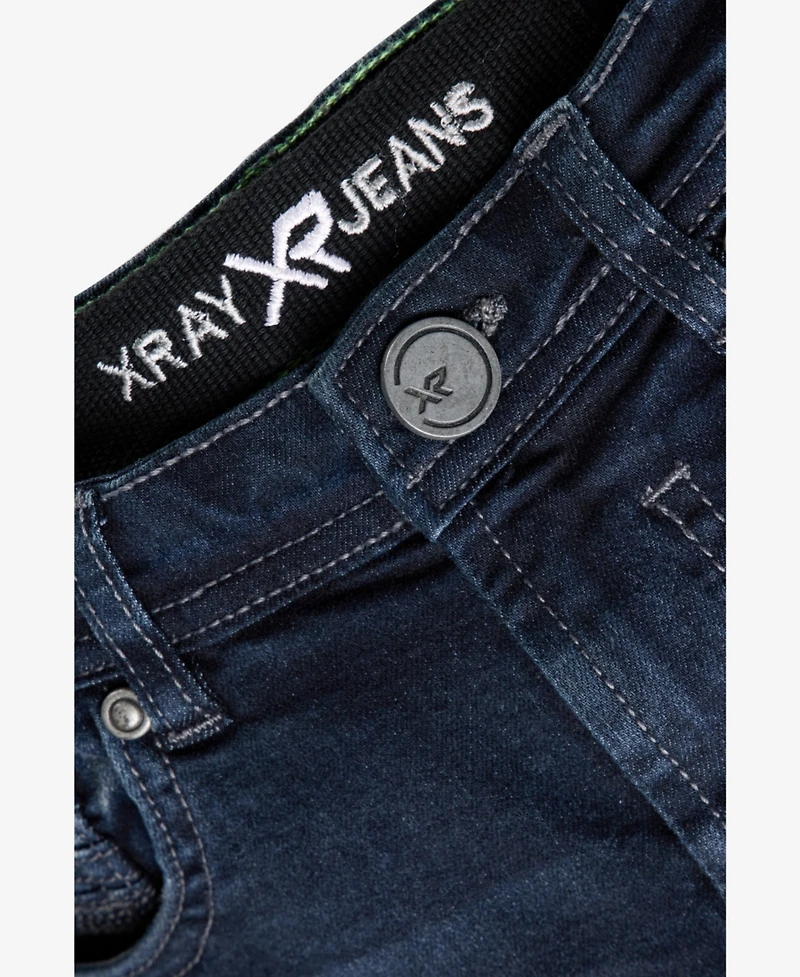 Big Boy's Dark Blue Washed Jeans - Child