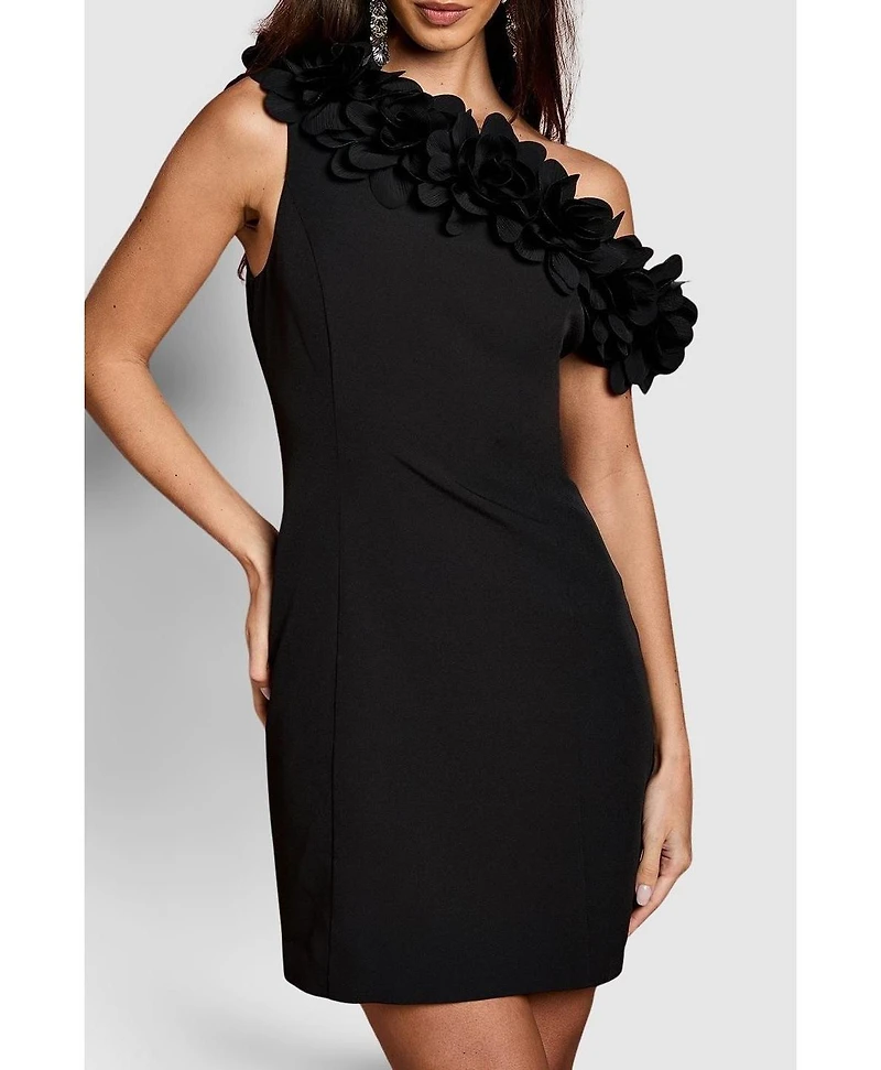 Coast Women's 3d Floral One Shoulder Mini Dress