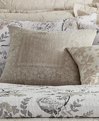 Levtex Home Alessio Embroidered Decorative Pillow, 18" x 18"