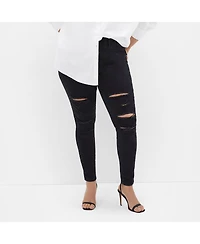 Plus Size Harley Rock N Roll Skinny Jean
