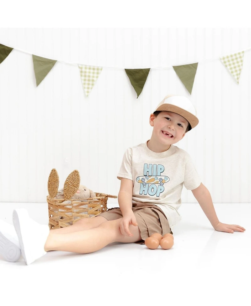 Sweet Wink Toddler Boys Hip Hop Skateboard Easter Short Sleeve T-Shirt