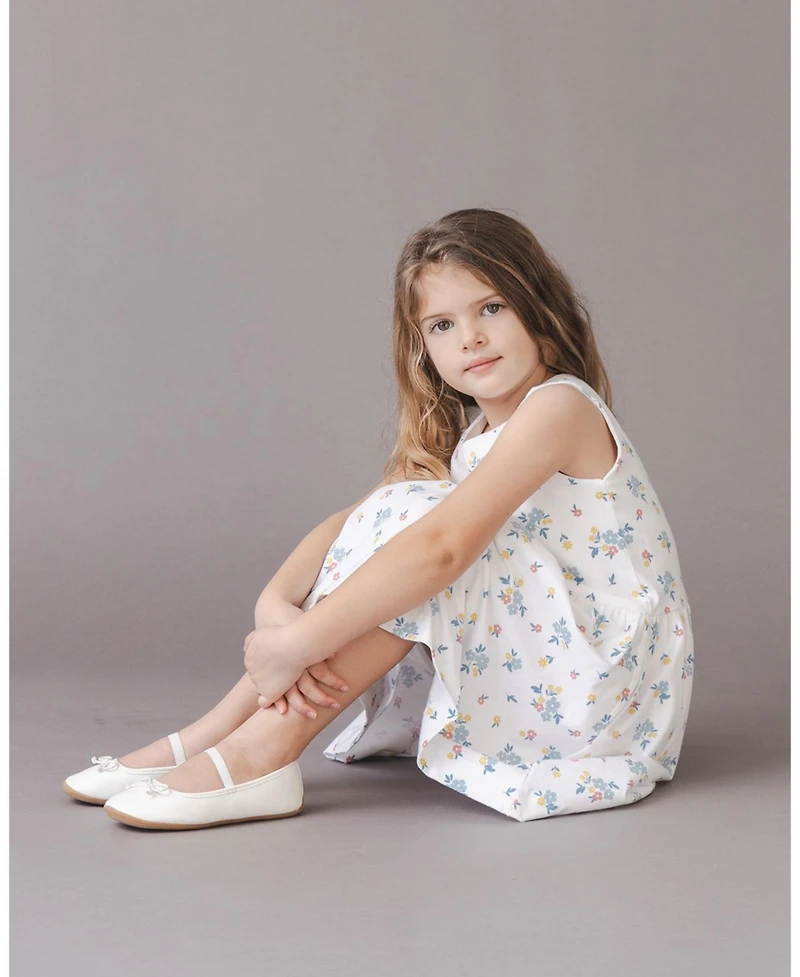 Hope & Henry Toddler Girls Organic Sleeveless Knit Tank Dress