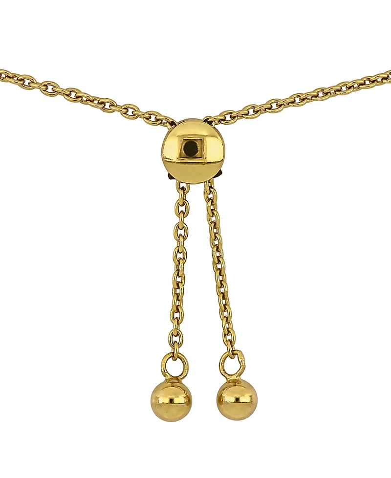 Macy's Multi Created Gemstones (0.87 ct. t.w.) Bracelet in 18k Gold Flash Plated Sterling Silver